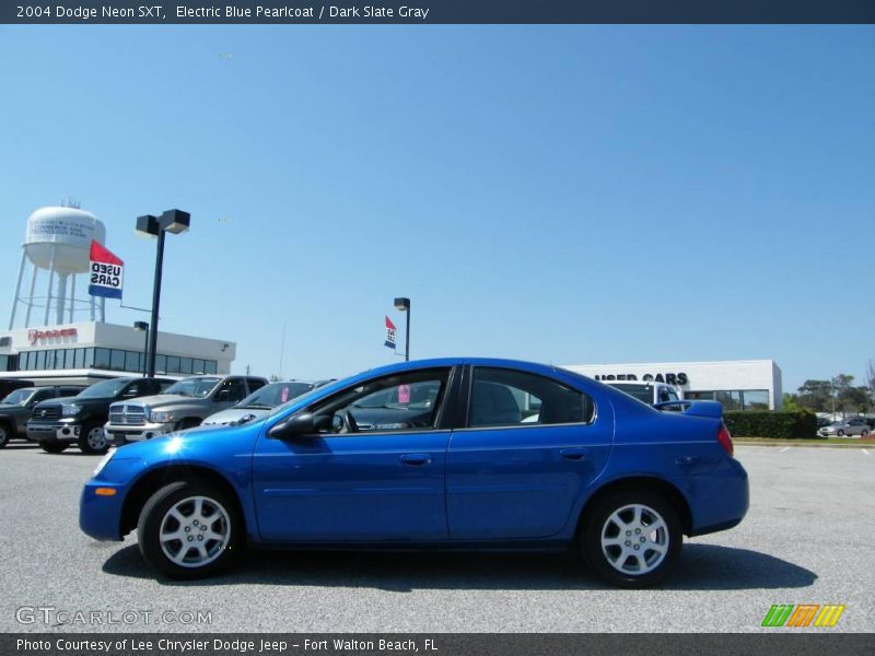 Electric Blue Pearlcoat / Dark Slate Gray 2004 Dodge Neon SXT