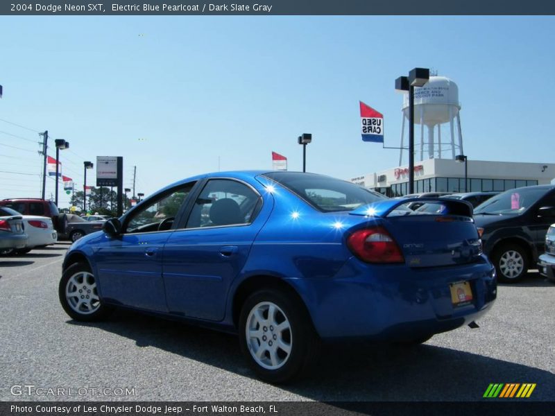 Electric Blue Pearlcoat / Dark Slate Gray 2004 Dodge Neon SXT