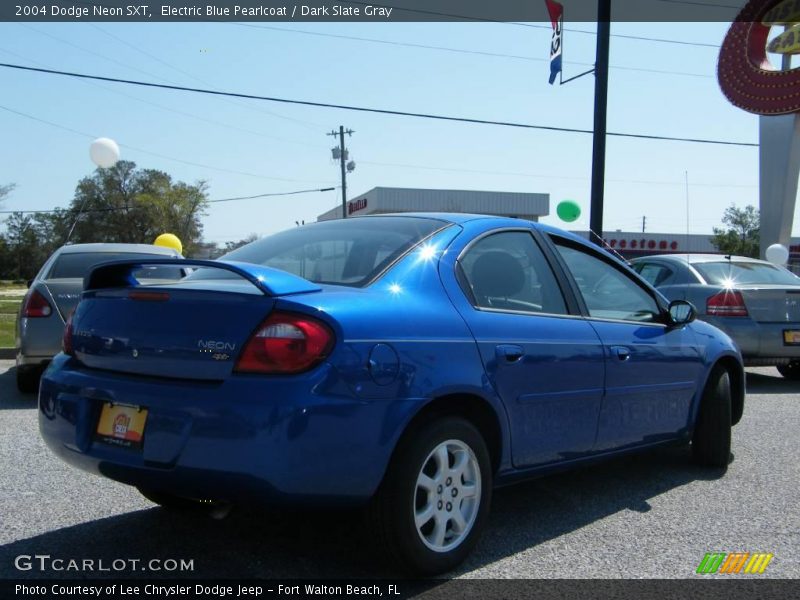 Electric Blue Pearlcoat / Dark Slate Gray 2004 Dodge Neon SXT