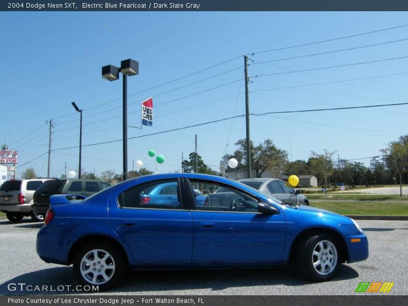 Electric Blue Pearlcoat / Dark Slate Gray 2004 Dodge Neon SXT