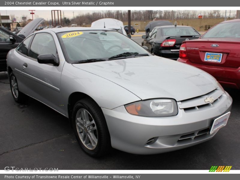 Ultra Silver Metallic / Graphite 2004 Chevrolet Cavalier Coupe