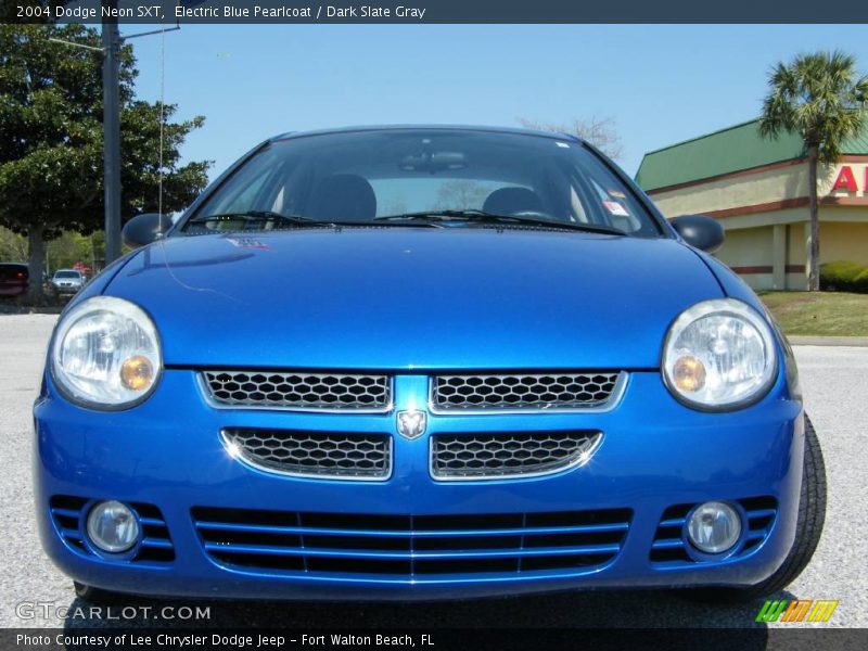 Electric Blue Pearlcoat / Dark Slate Gray 2004 Dodge Neon SXT