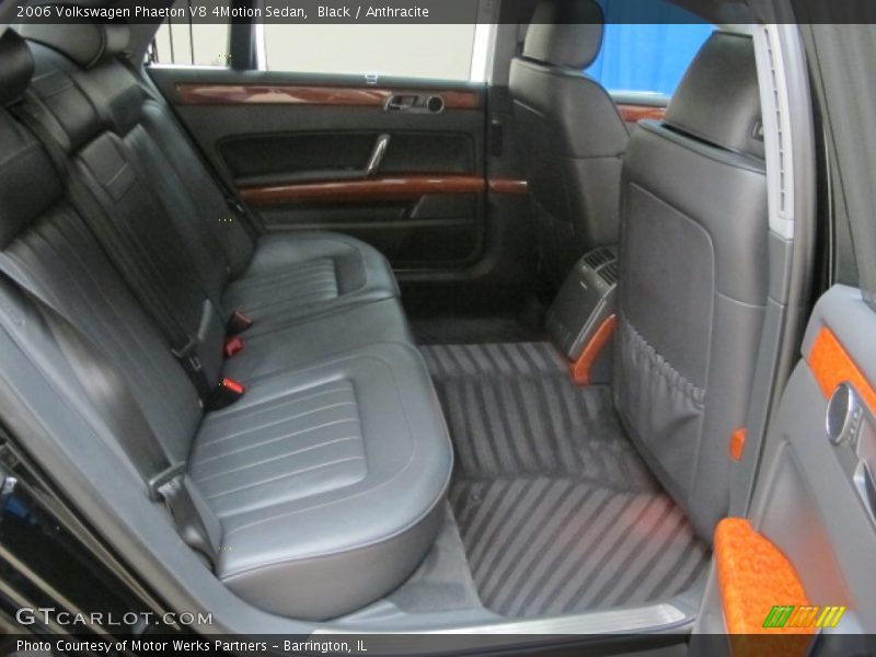 Rear Seat of 2006 Phaeton V8 4Motion Sedan
