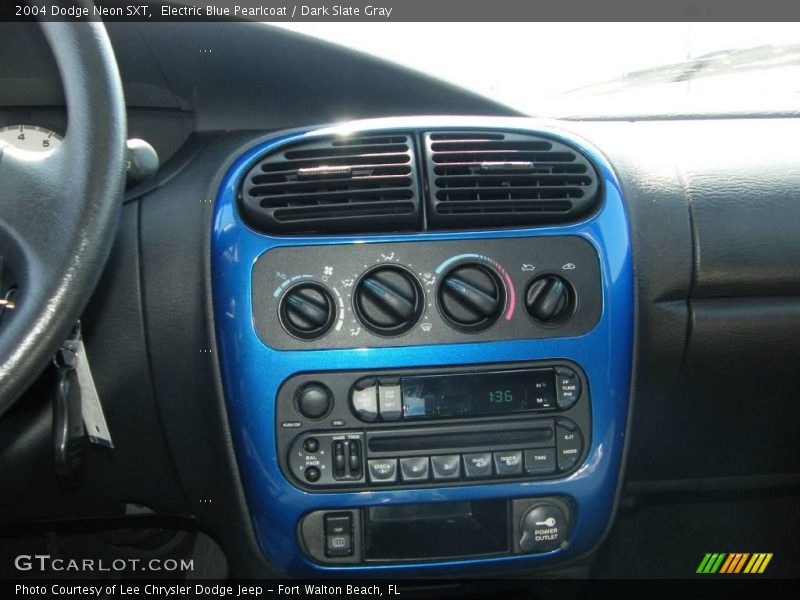 Electric Blue Pearlcoat / Dark Slate Gray 2004 Dodge Neon SXT