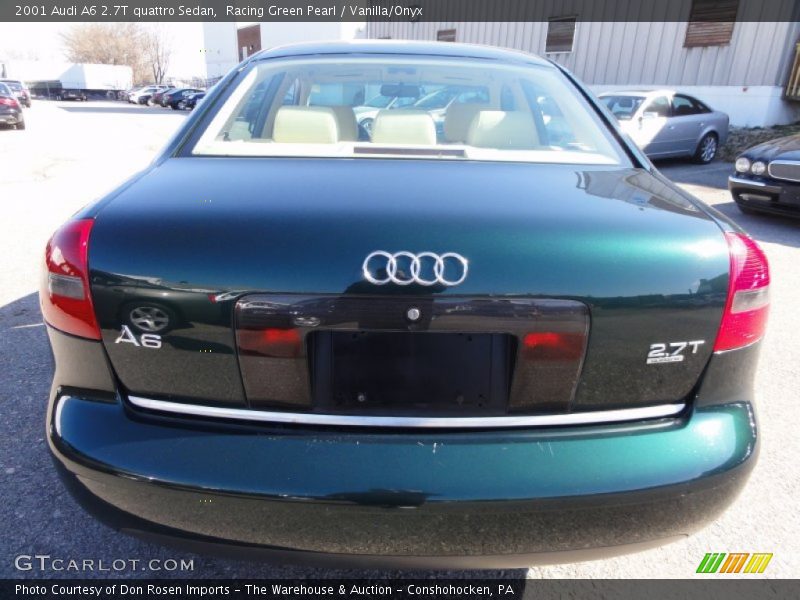 Racing Green Pearl / Vanilla/Onyx 2001 Audi A6 2.7T quattro Sedan