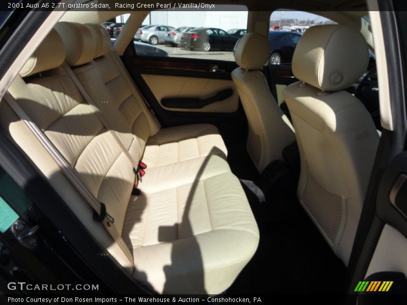Racing Green Pearl / Vanilla/Onyx 2001 Audi A6 2.7T quattro Sedan