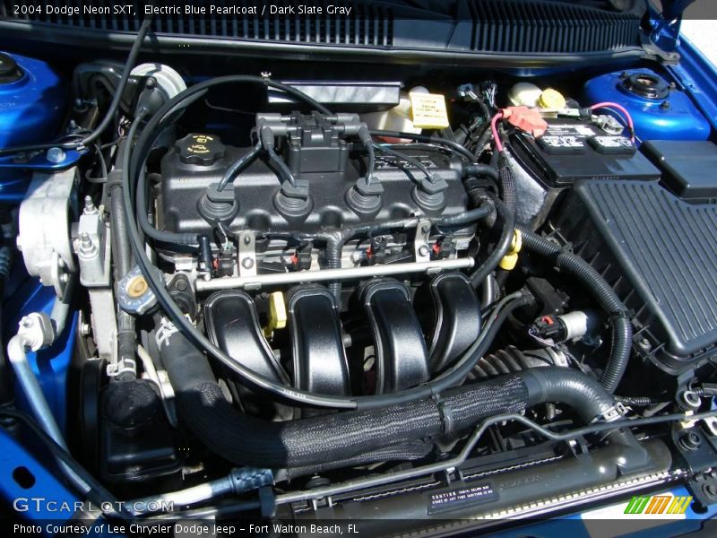 Electric Blue Pearlcoat / Dark Slate Gray 2004 Dodge Neon SXT