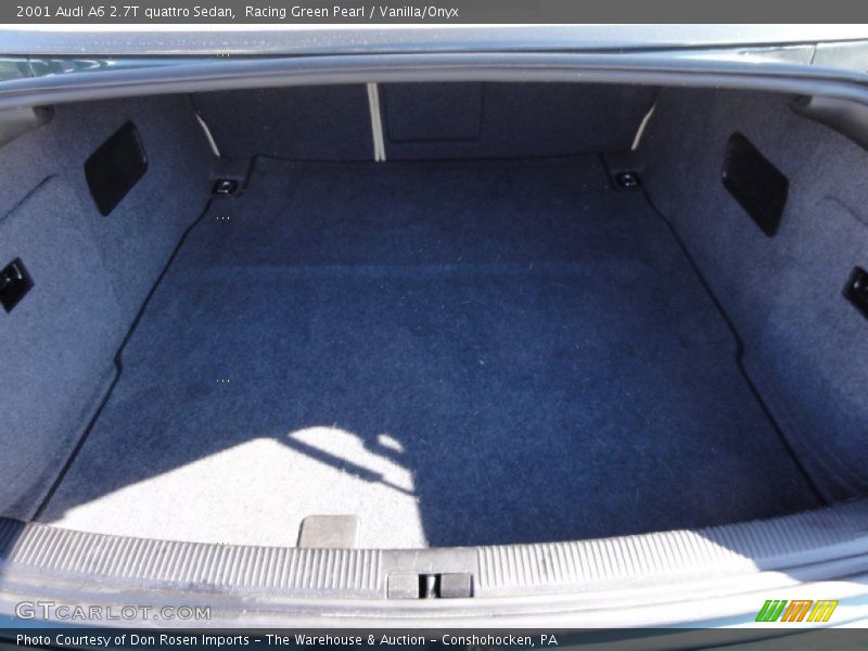 Racing Green Pearl / Vanilla/Onyx 2001 Audi A6 2.7T quattro Sedan