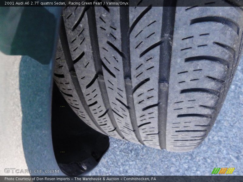 Racing Green Pearl / Vanilla/Onyx 2001 Audi A6 2.7T quattro Sedan