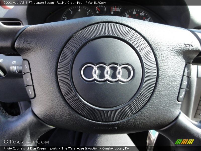 Racing Green Pearl / Vanilla/Onyx 2001 Audi A6 2.7T quattro Sedan