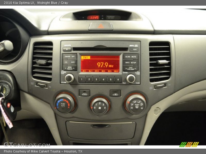 Midnight Blue / Gray 2010 Kia Optima LX