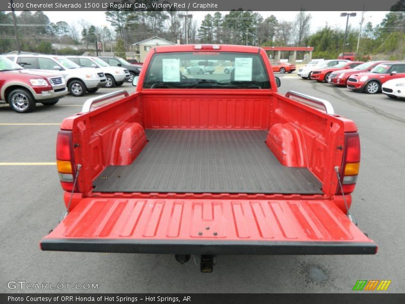 Victory Red / Graphite 2000 Chevrolet Silverado 1500 LS Regular Cab