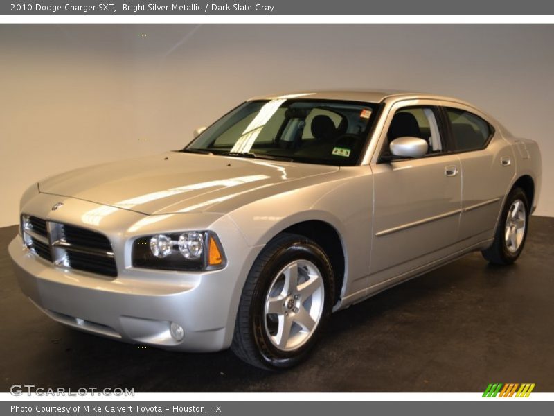 Bright Silver Metallic / Dark Slate Gray 2010 Dodge Charger SXT