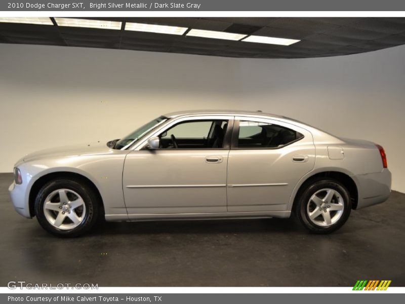 Bright Silver Metallic / Dark Slate Gray 2010 Dodge Charger SXT