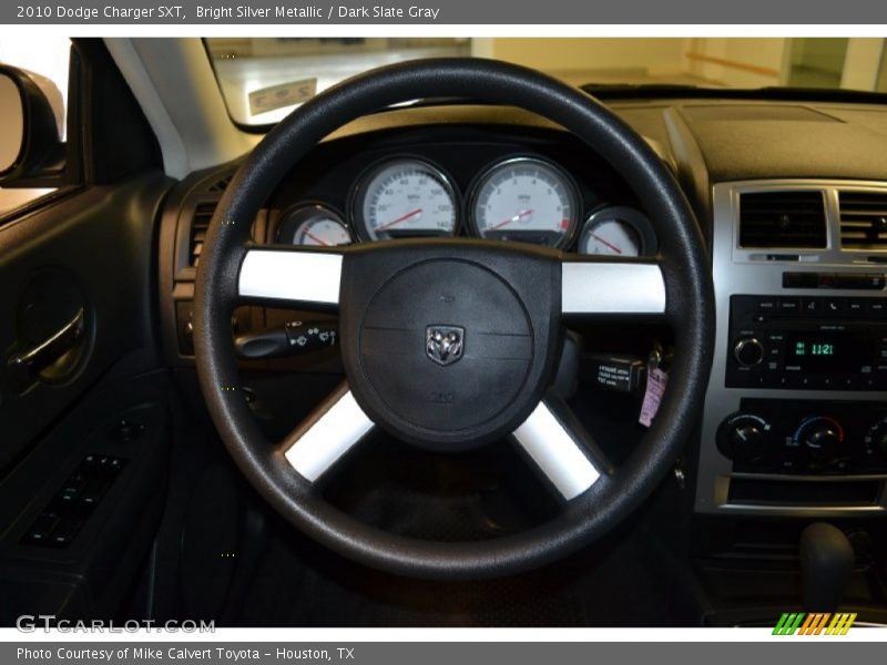 Bright Silver Metallic / Dark Slate Gray 2010 Dodge Charger SXT