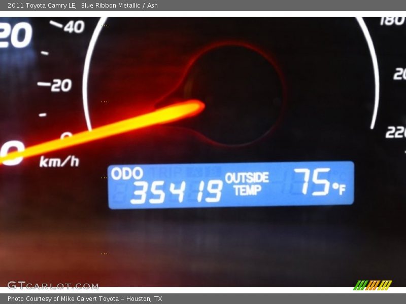 Blue Ribbon Metallic / Ash 2011 Toyota Camry LE