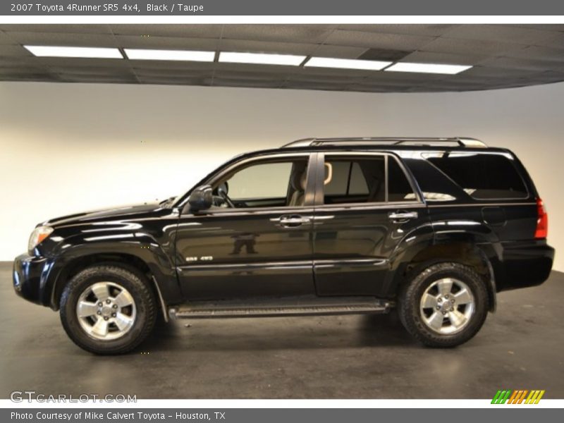 Black / Taupe 2007 Toyota 4Runner SR5 4x4