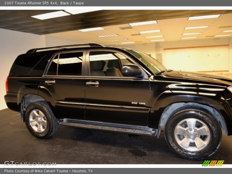 Black / Taupe 2007 Toyota 4Runner SR5 4x4