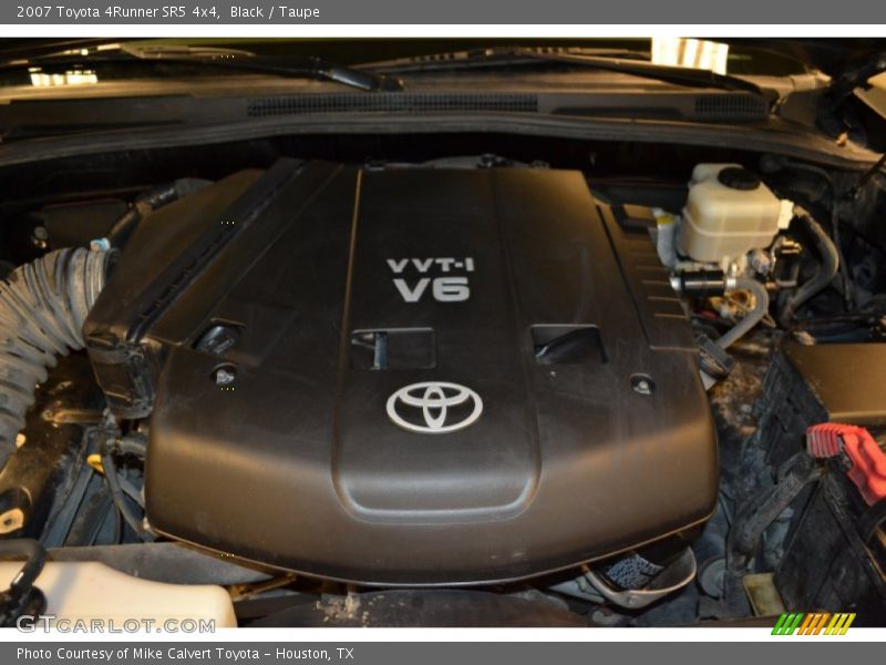 Black / Taupe 2007 Toyota 4Runner SR5 4x4