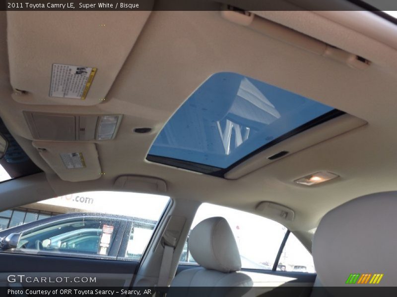 Super White / Bisque 2011 Toyota Camry LE