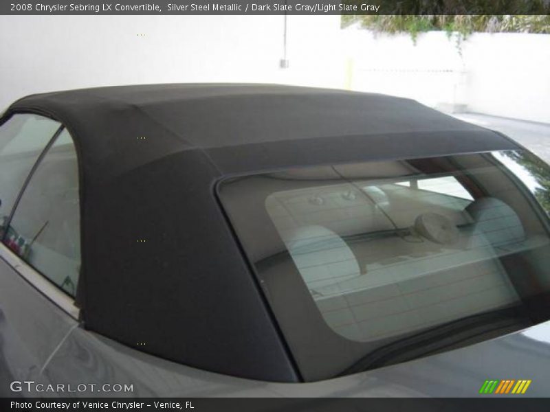 Silver Steel Metallic / Dark Slate Gray/Light Slate Gray 2008 Chrysler Sebring LX Convertible
