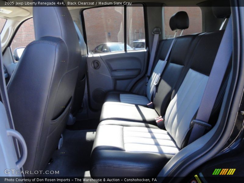 Black Clearcoat / Medium Slate Gray 2005 Jeep Liberty Renegade 4x4