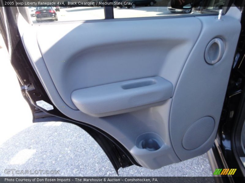 Black Clearcoat / Medium Slate Gray 2005 Jeep Liberty Renegade 4x4