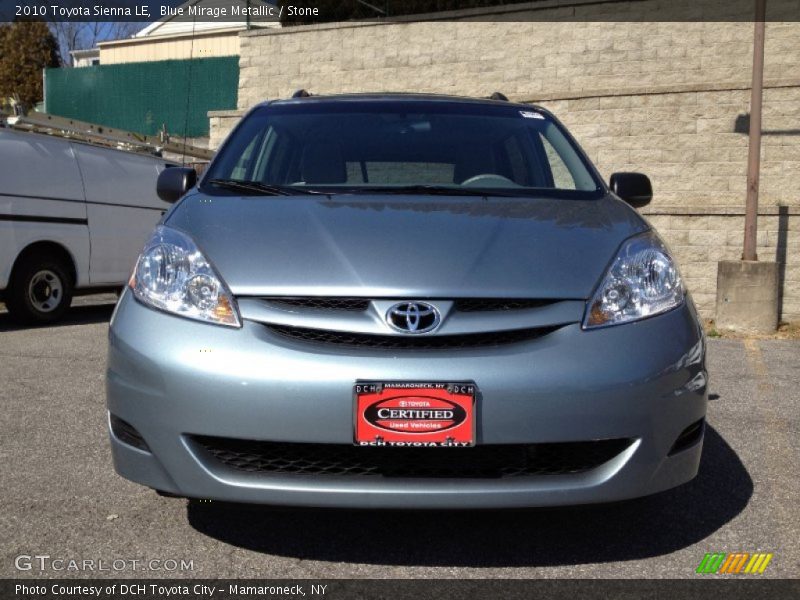 Blue Mirage Metallic / Stone 2010 Toyota Sienna LE