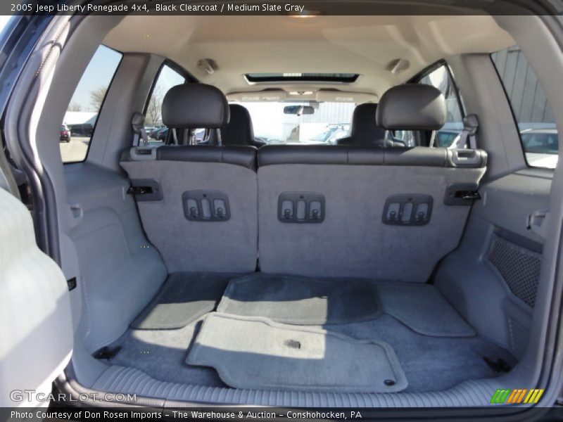 Black Clearcoat / Medium Slate Gray 2005 Jeep Liberty Renegade 4x4