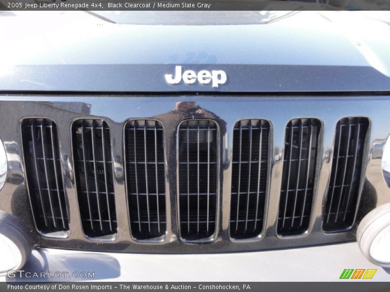 Black Clearcoat / Medium Slate Gray 2005 Jeep Liberty Renegade 4x4