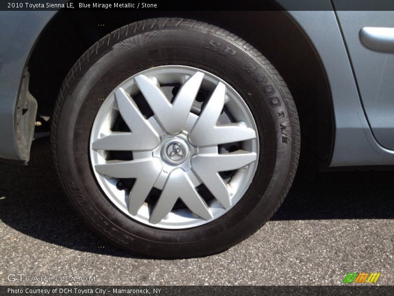 Blue Mirage Metallic / Stone 2010 Toyota Sienna LE