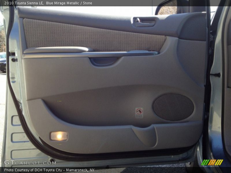 Blue Mirage Metallic / Stone 2010 Toyota Sienna LE