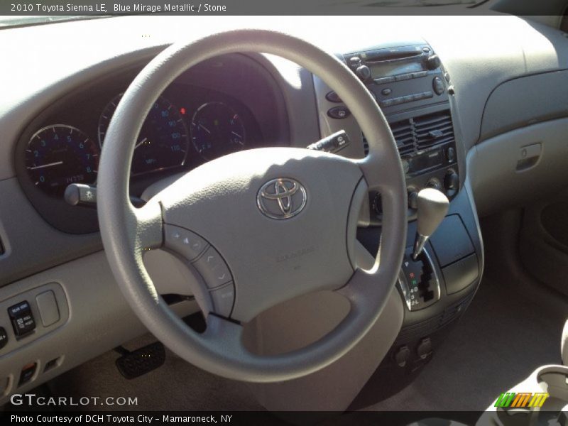 Blue Mirage Metallic / Stone 2010 Toyota Sienna LE