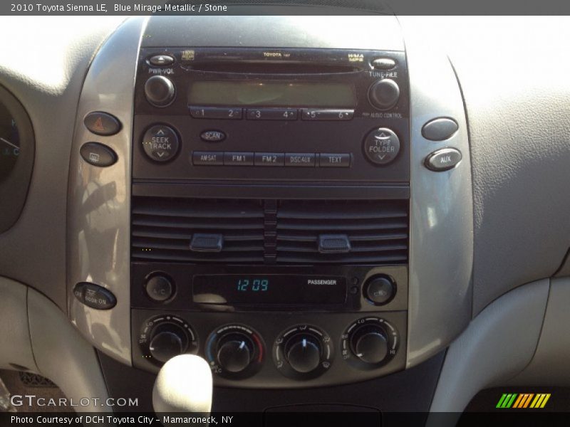 Blue Mirage Metallic / Stone 2010 Toyota Sienna LE