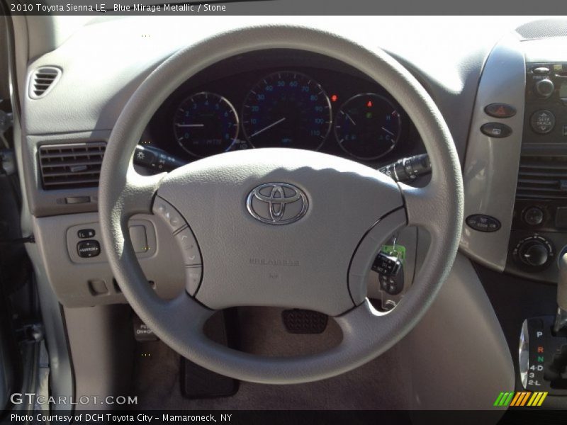 Blue Mirage Metallic / Stone 2010 Toyota Sienna LE