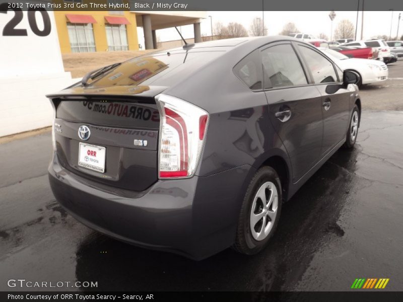 Black / Misty Gray 2012 Toyota Prius 3rd Gen Three Hybrid