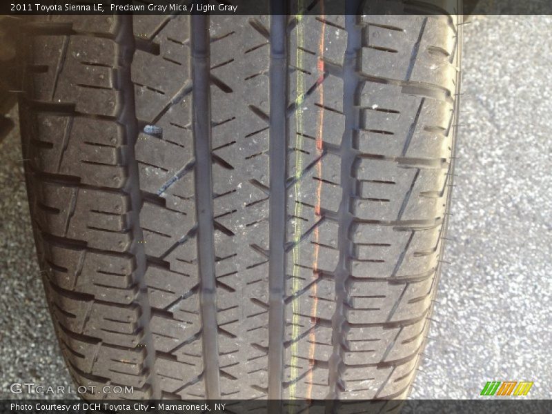 Predawn Gray Mica / Light Gray 2011 Toyota Sienna LE