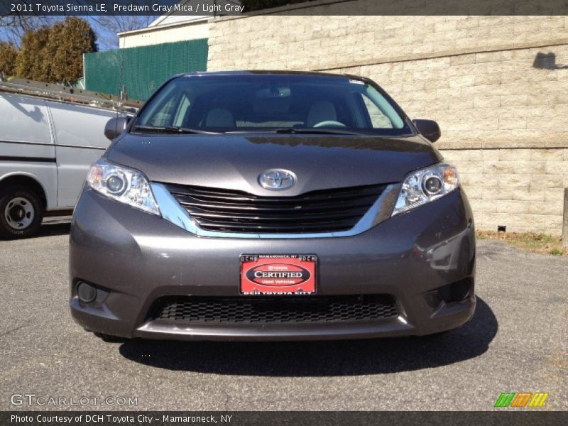 Predawn Gray Mica / Light Gray 2011 Toyota Sienna LE