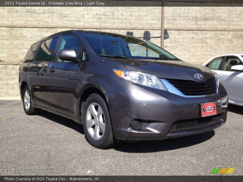 Predawn Gray Mica / Light Gray 2011 Toyota Sienna LE