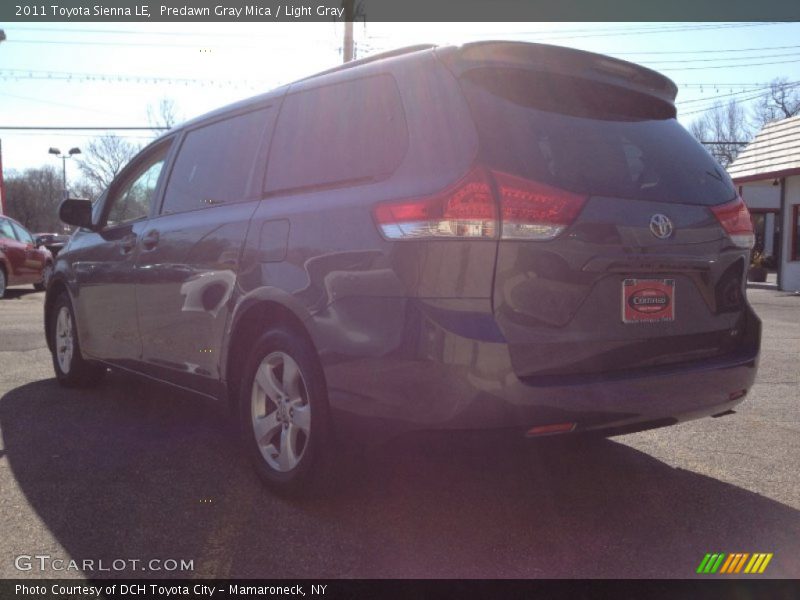 Predawn Gray Mica / Light Gray 2011 Toyota Sienna LE