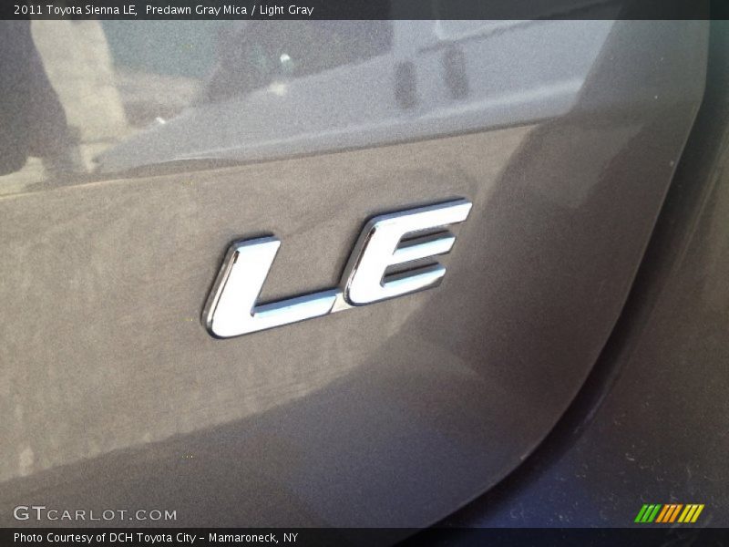 Predawn Gray Mica / Light Gray 2011 Toyota Sienna LE