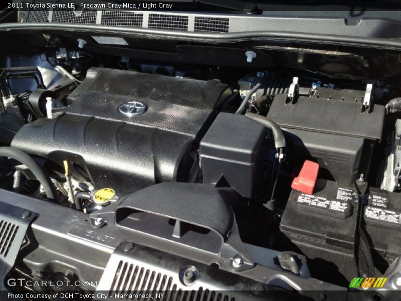 Predawn Gray Mica / Light Gray 2011 Toyota Sienna LE