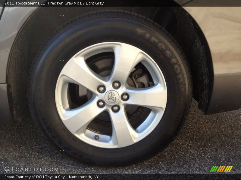 Predawn Gray Mica / Light Gray 2011 Toyota Sienna LE
