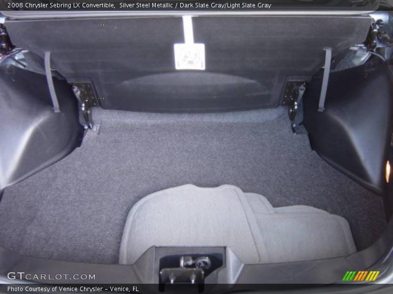 Silver Steel Metallic / Dark Slate Gray/Light Slate Gray 2008 Chrysler Sebring LX Convertible