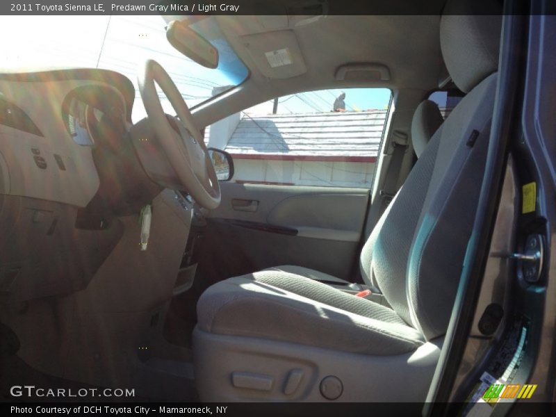 Predawn Gray Mica / Light Gray 2011 Toyota Sienna LE