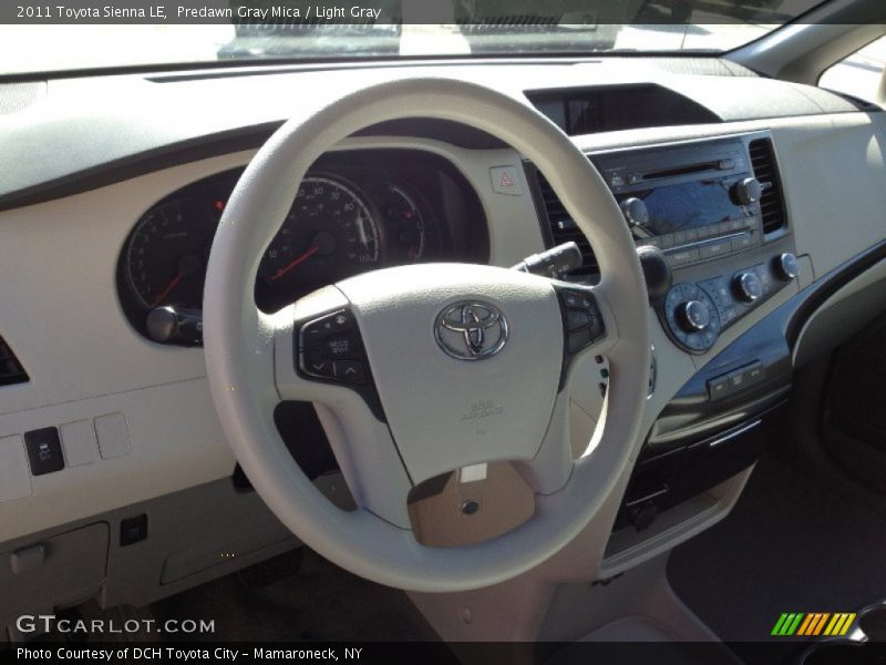 Predawn Gray Mica / Light Gray 2011 Toyota Sienna LE