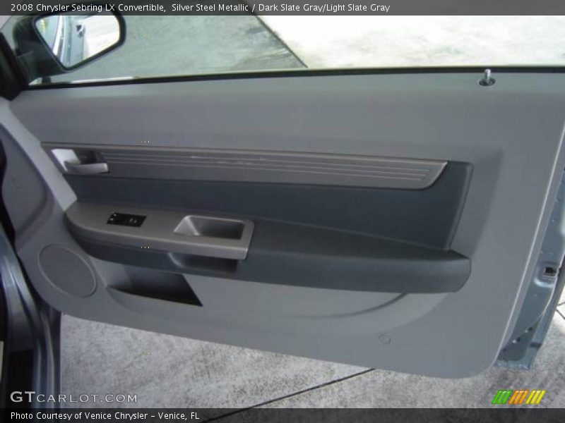 Silver Steel Metallic / Dark Slate Gray/Light Slate Gray 2008 Chrysler Sebring LX Convertible