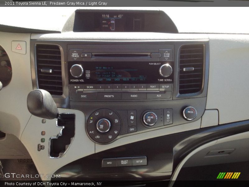 Predawn Gray Mica / Light Gray 2011 Toyota Sienna LE