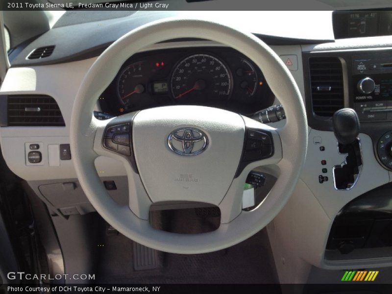 Predawn Gray Mica / Light Gray 2011 Toyota Sienna LE
