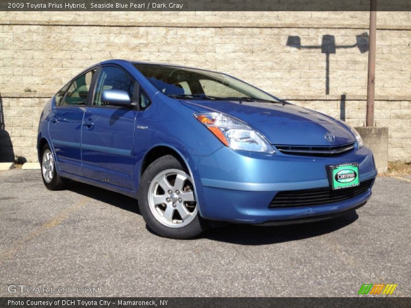 Seaside Blue Pearl / Dark Gray 2009 Toyota Prius Hybrid